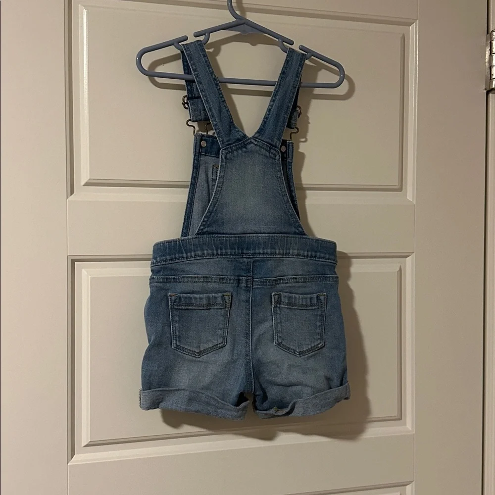 Old Navy Light Blue Denim Shorts Overalls